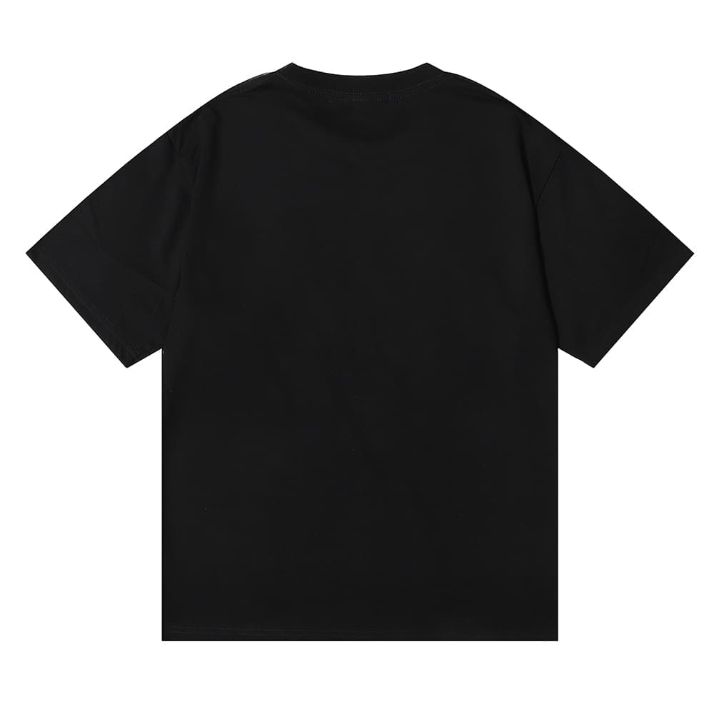 Trapstar Outlaw Tee Knight Flag Print Casual T-Shirt for Men and Women Summer