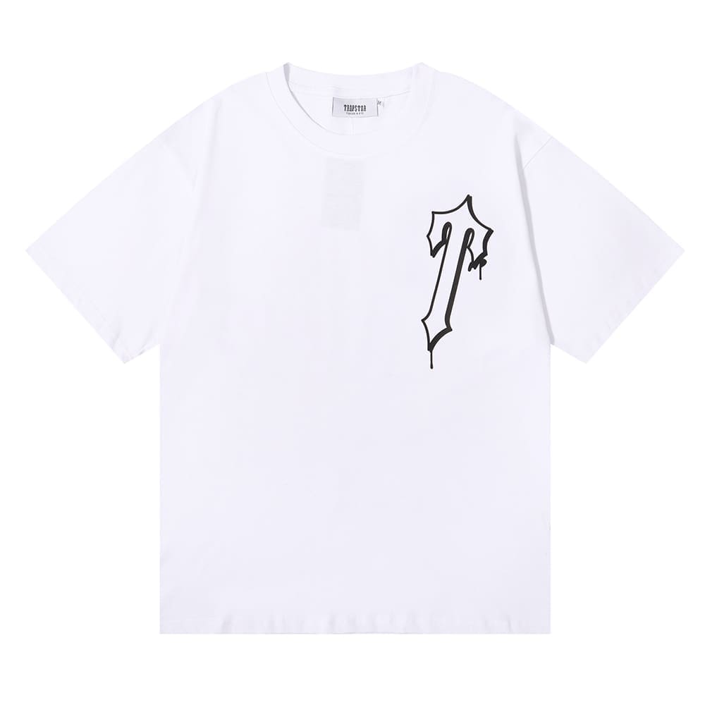 Trapstar Logo Printed Loose-Fit Cotton T-Shirt for Men and Women Summer Style