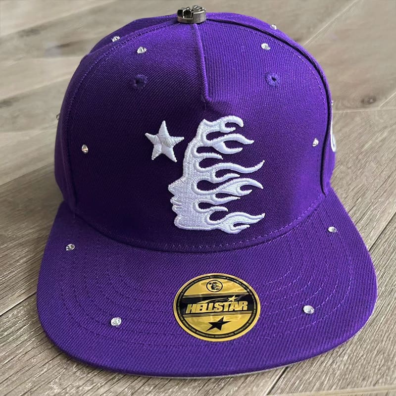 H*lst*r studios rhinestone logo fitted baseball hat for men and women