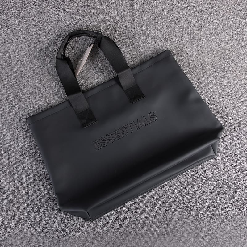 ESSENTIALS Large Capacity Tote Bag Travel Haversack Fashion Handbag for Men and Women