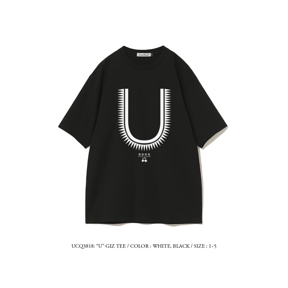 Undercover Takahashi Shield Tattoo Serrated Rock T-Shirt for Men and Women