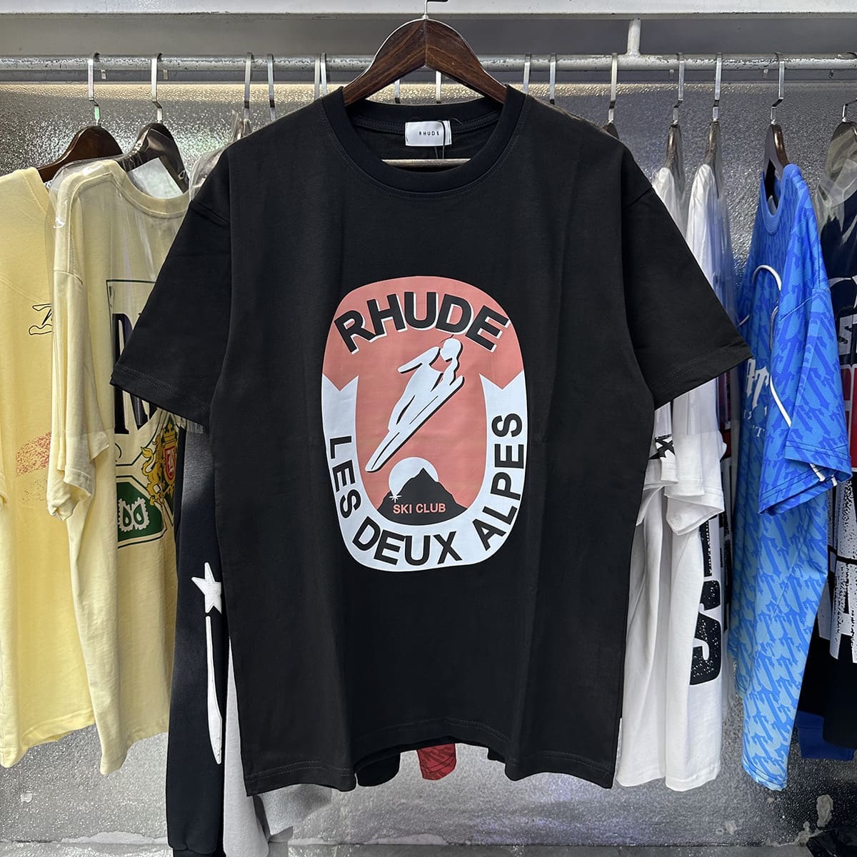 Les Deux Alpes Logo-Print Tee