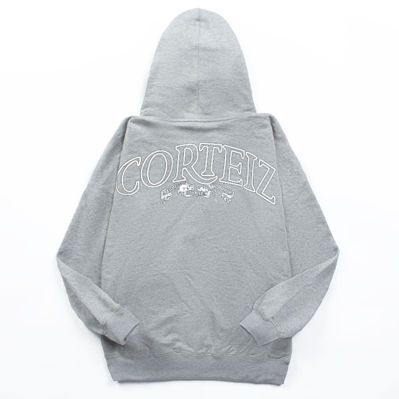 Corteiz Devil Island Large Logo Zipper Hooded Sweater for Men and Women