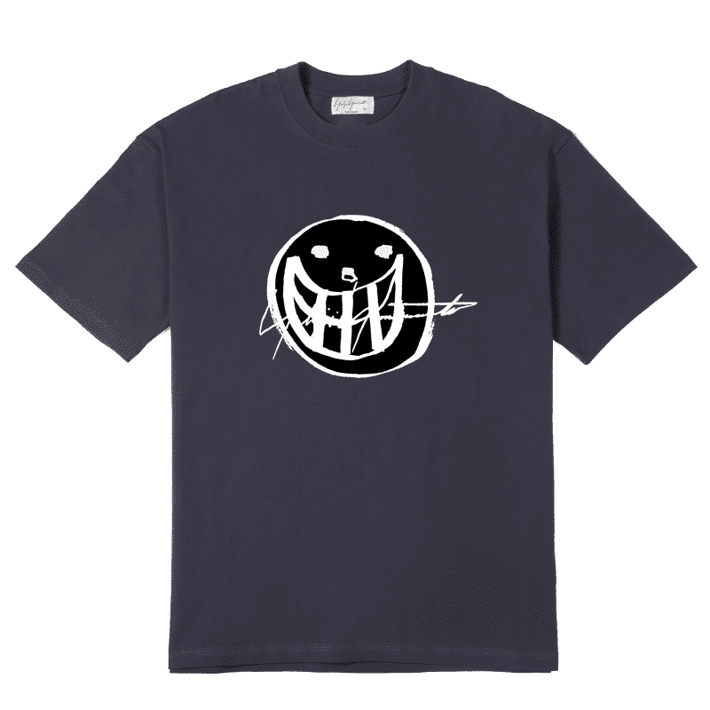 yohji yamamoto destroyed smiley F**e tee