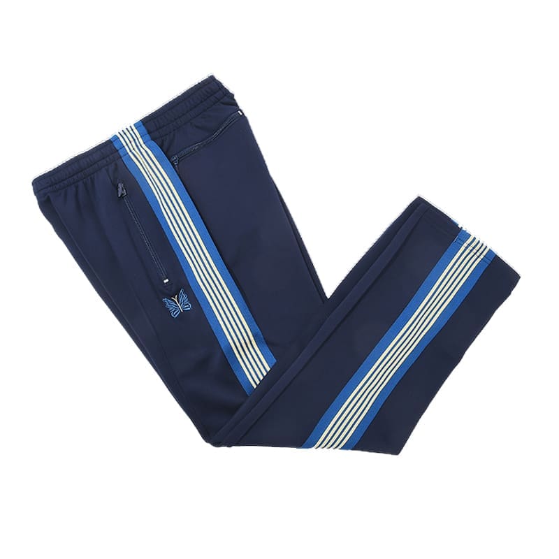 Needles Butterfly Embroidery Side Stripe Pants (Ins)