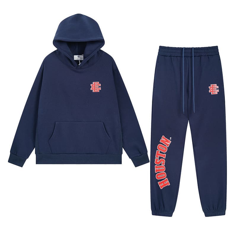 Eric Emanuel Retro High Street Hooded Sweater with Ankle Banded Pants