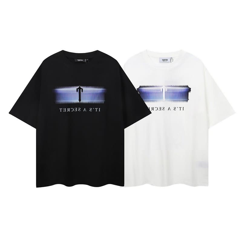 Trapstar Printed Cotton Round Neck Short Sleeve T-Shirt for Men and Women