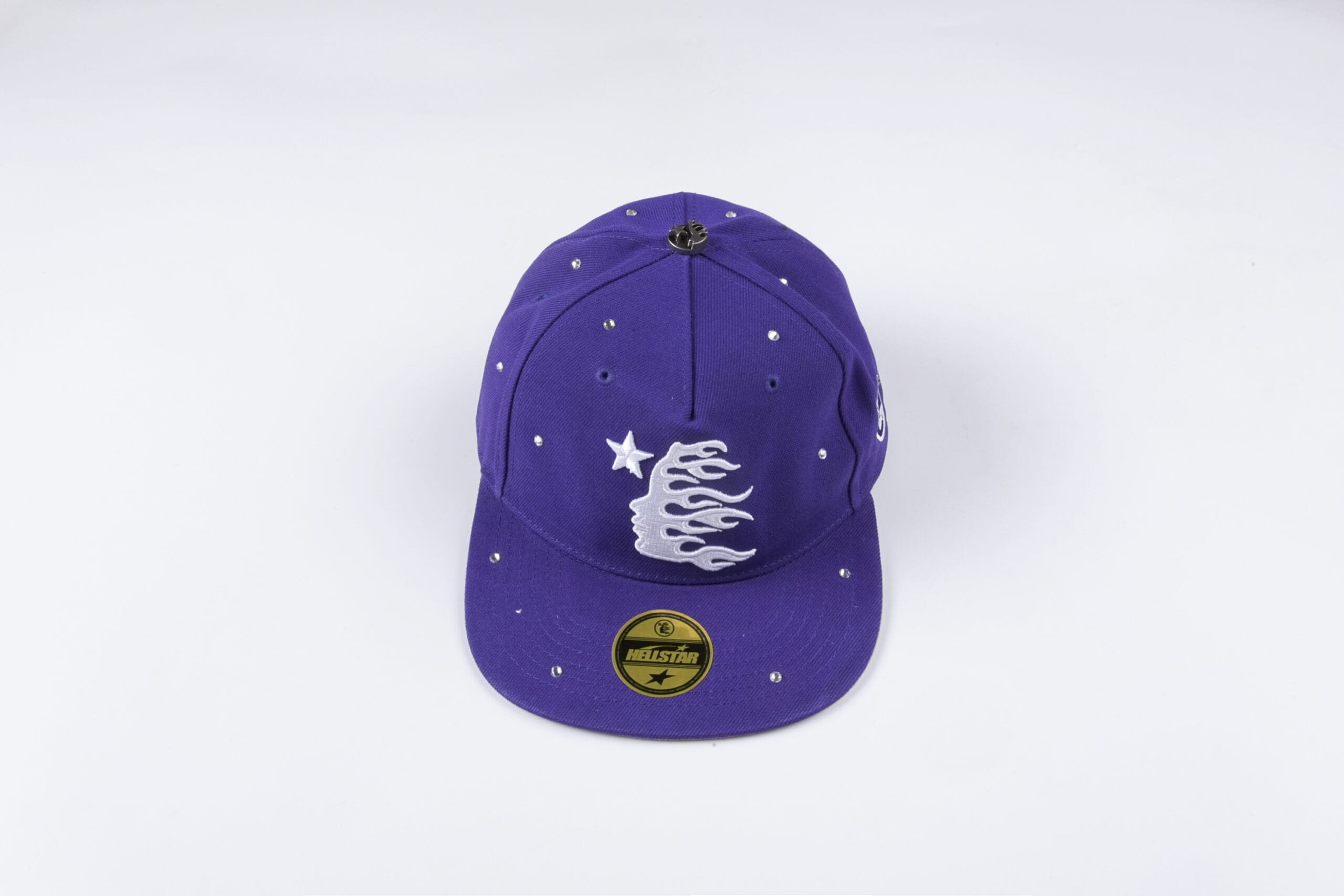 H*lst*r studios rhinestone logo fitted baseball cap for men and women