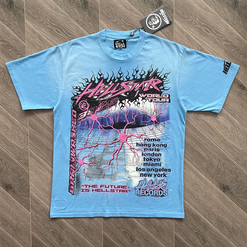 H*lst*r studios neuron tour capsule american high street short sleeve t-shirt