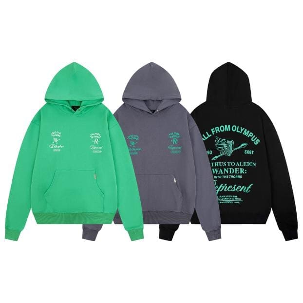 Represent Letter Wings Print Sweater