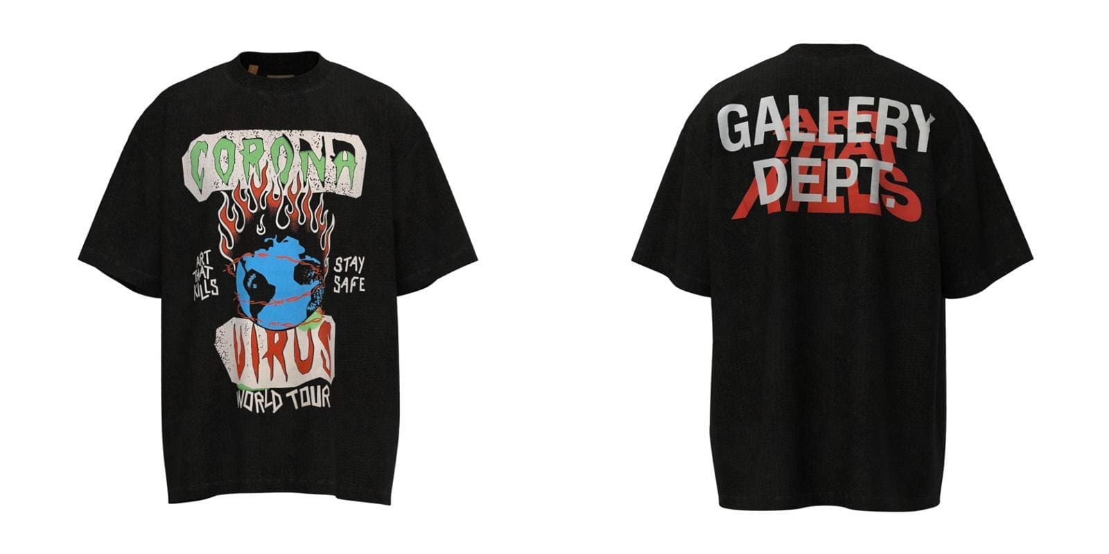 Gallery Dept Vintage Distressed Short Sleeve Tee