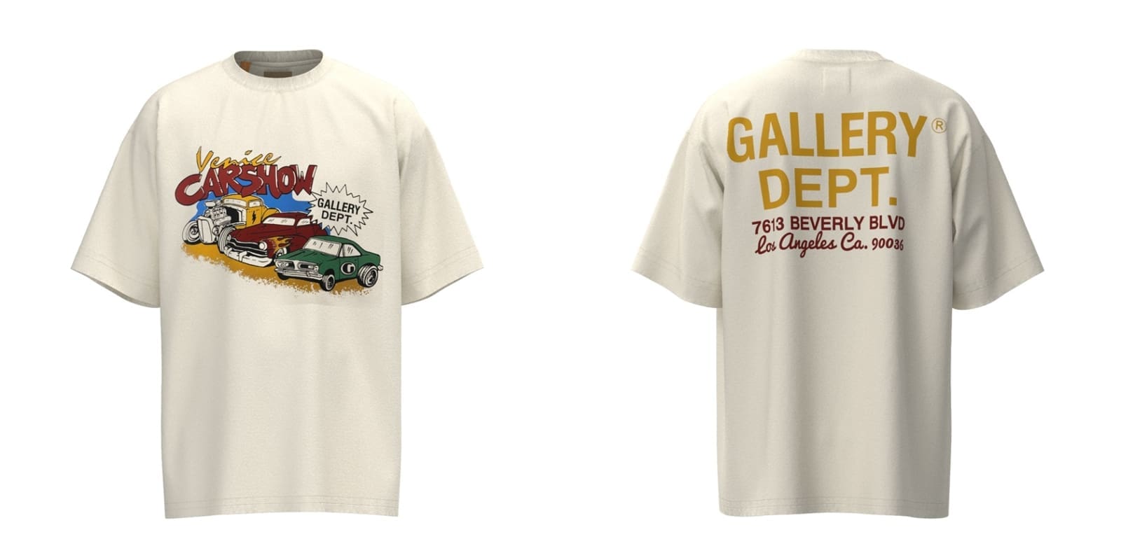 Gallery Dept Vintage Distressed Short Sleeve Tee