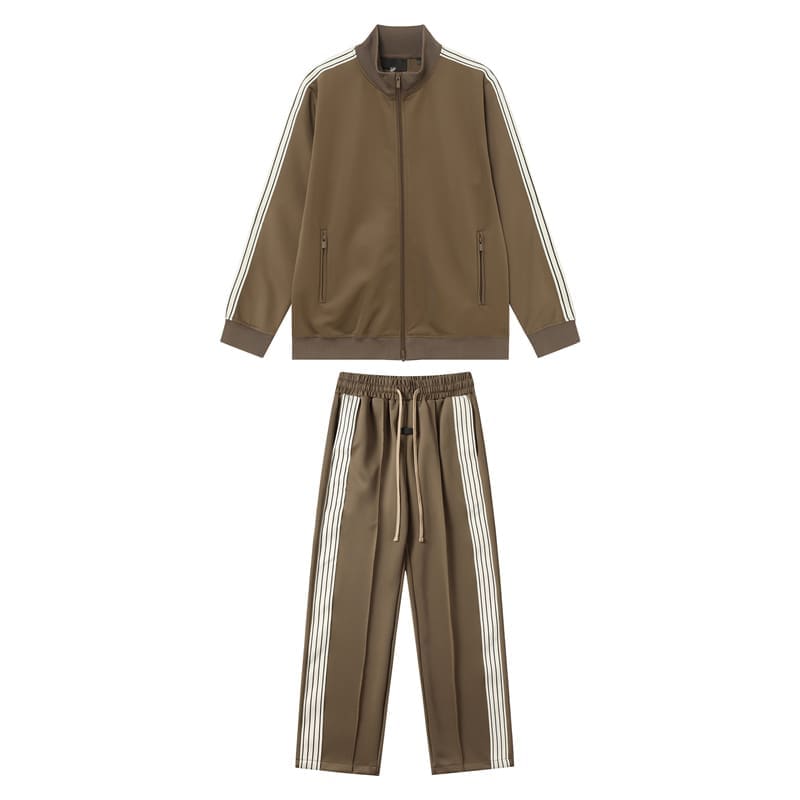 Fog Striped Collar Jacket Suit