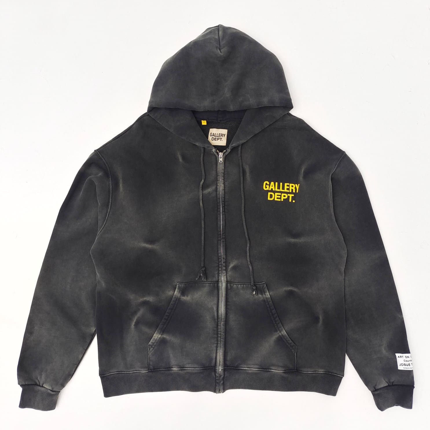 Gallery Dept Water Ripple Washed Zipper Sweater