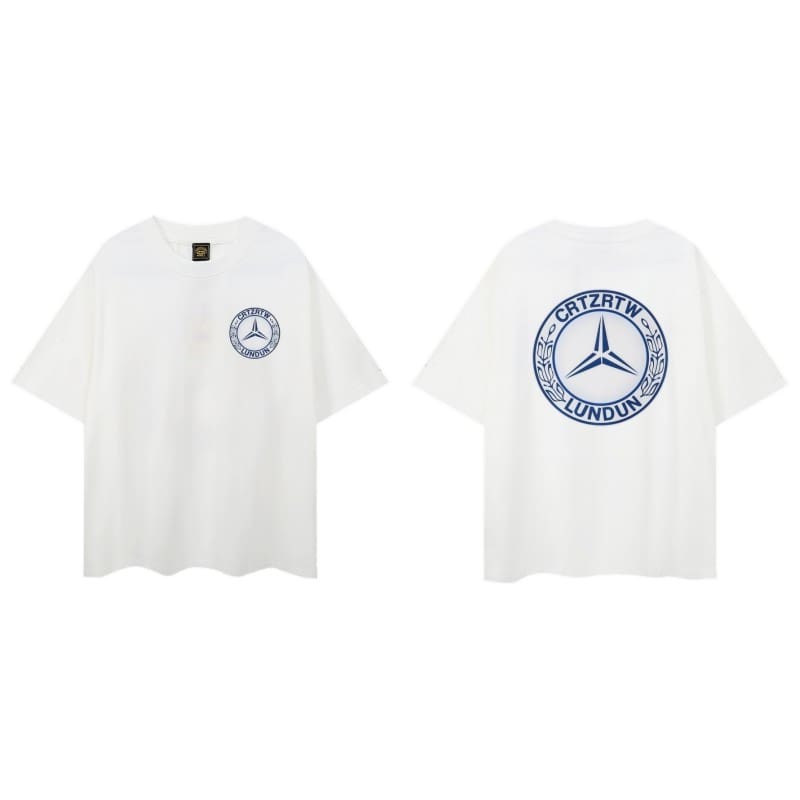 Corteiz Devil Island Graffiti Short Sleeve T-Shirt Summer Street Style
