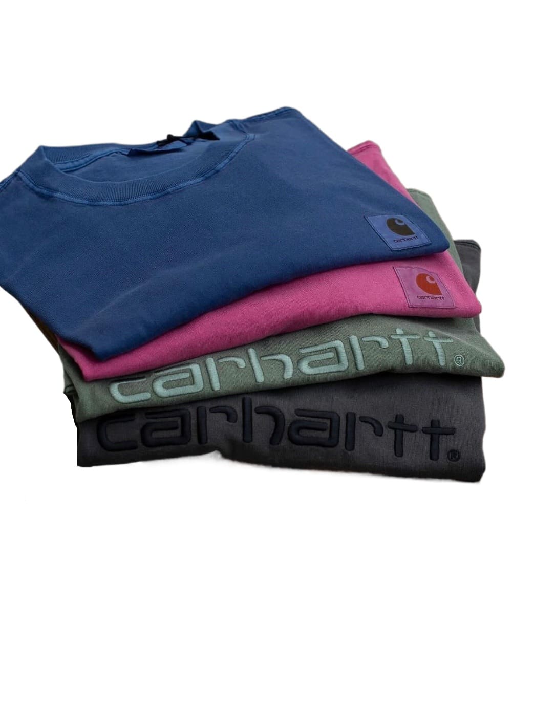 Carhartt Letter Embroidered Crew Neck T-Shirt Casual Style