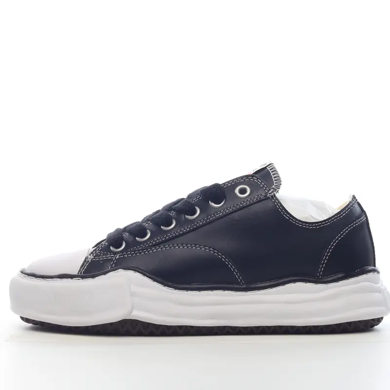MMY Maison MIHARAYASUHIRO Wayne Original Sole Leather Low Sneaker GRWY A