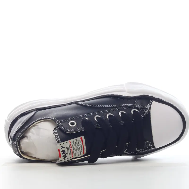 MMY Maison MIHARAYASUHIRO Wayne Original Sole Leather Low Sneaker GRWY A