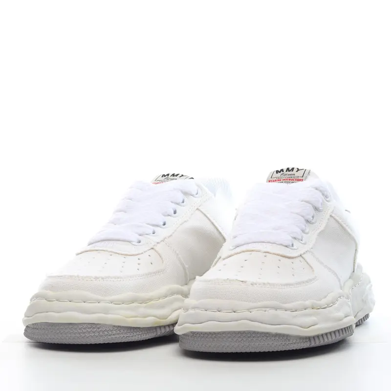 MMY Maison MIHARAYASUHIRO Wayne Original Sole Leather Low Sneaker GRWY B