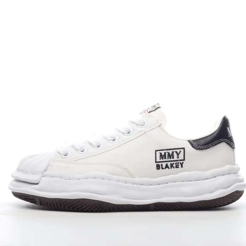 MMY Maison MIHARAYASUHIRO Wayne Original Sole Leather Low Sneaker GRWY D