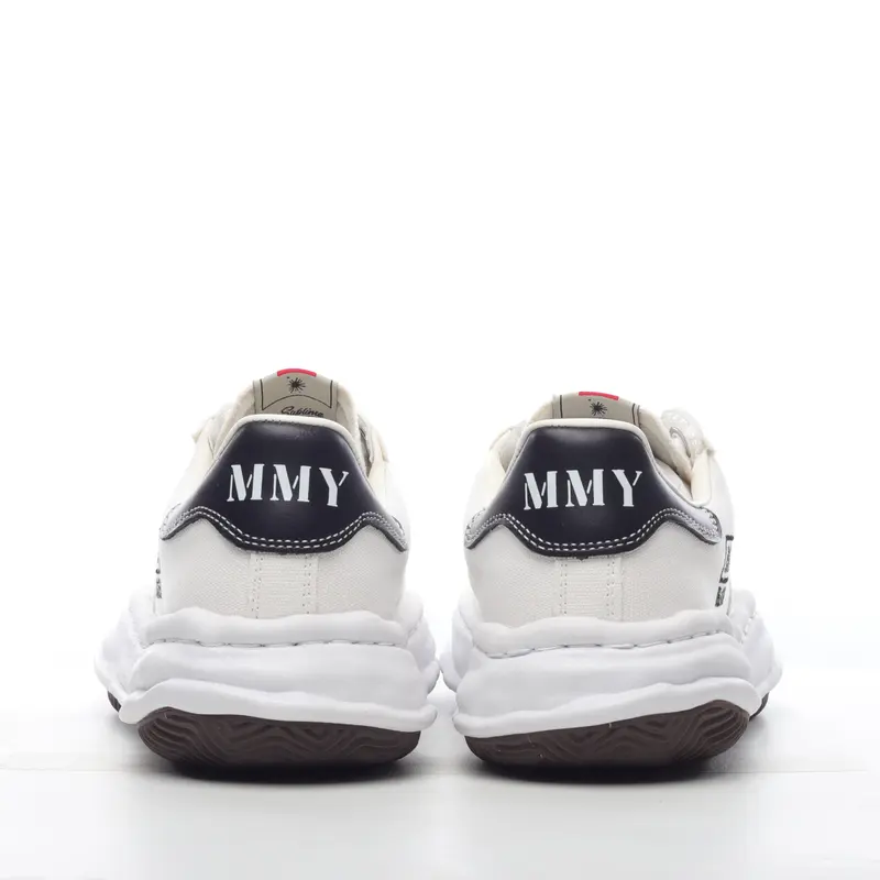 MMY Maison MIHARAYASUHIRO Wayne Original Sole Leather Low Sneaker GRWY D