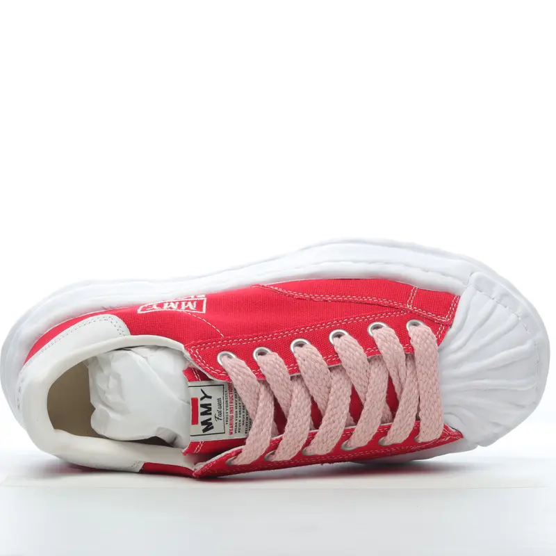 MMY Maison MIHARAYASUHIRO Wayne Original Sole Leather Low Sneaker GRWY E