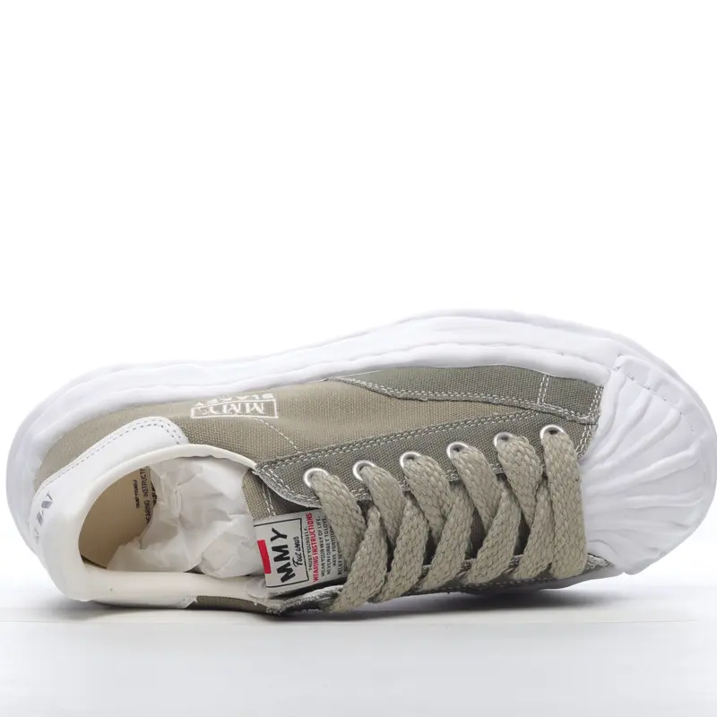 MMY Maison MIHARAYASUHIRO Wayne Original Sole Leather Low Sneaker GRWY G