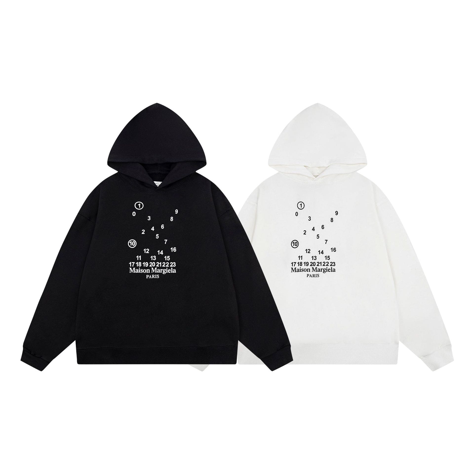 Maison Margiela MM6 Terry Hoodie Sweater for Men and Women B