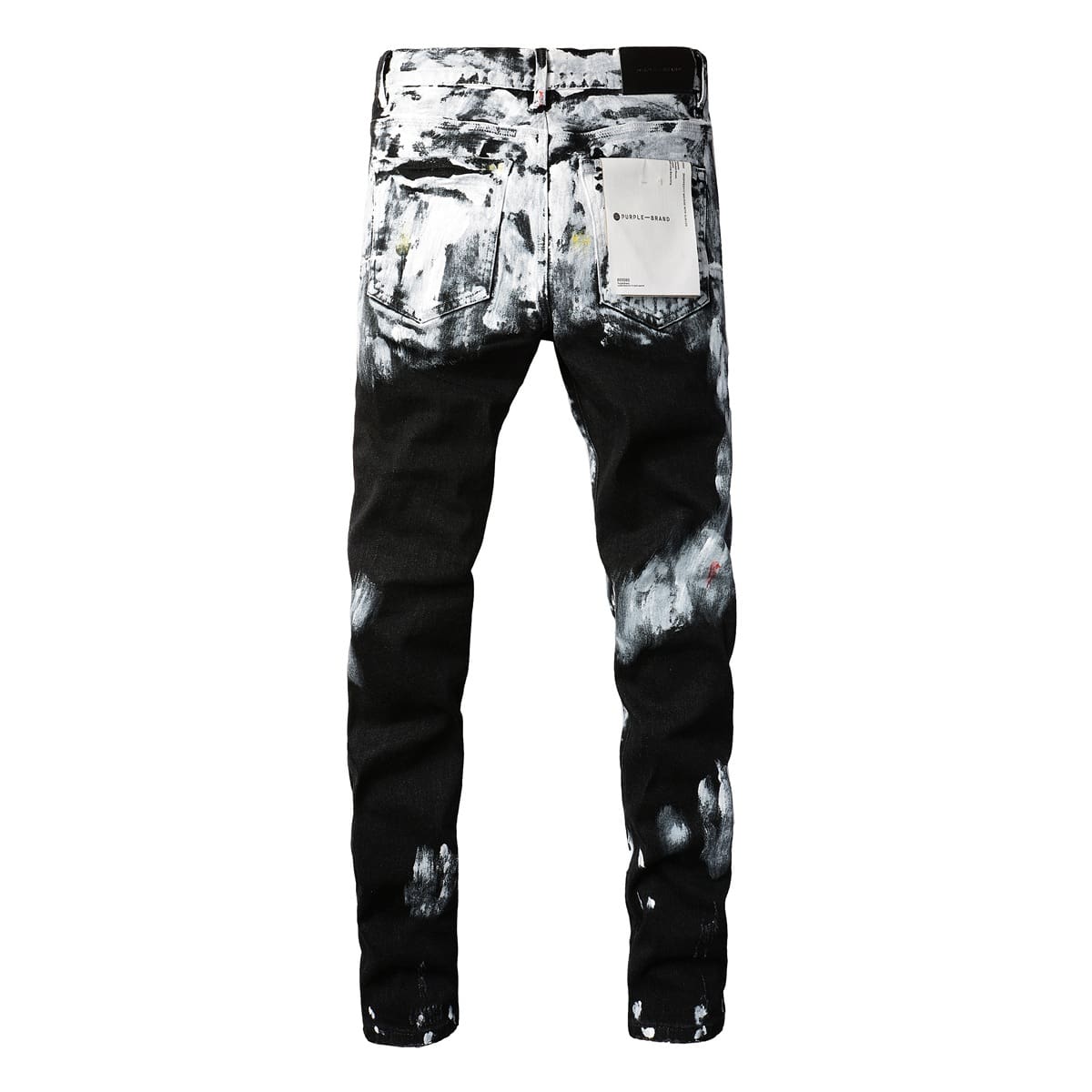 pu*re b*and high street white paint distressed jeans 9020