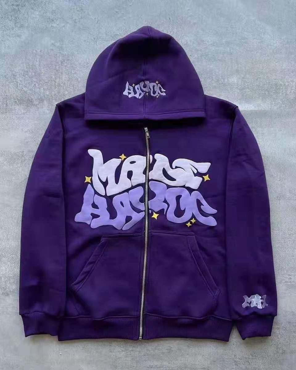 Letter Print Loose Sweatshirt Y2G Hip Hop Streetwear Pullover