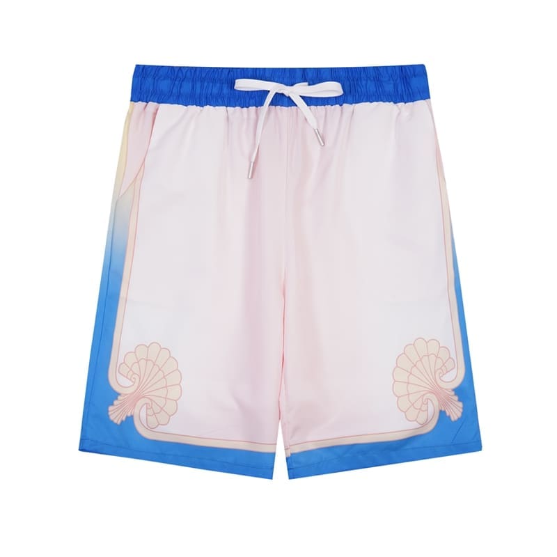 Casablanca Fashion Vacation Printed Shirt and Shorts Summer Beach Set