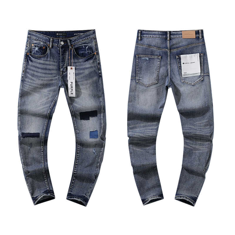 pu*re b*and distressed slim straight jeans american high street style