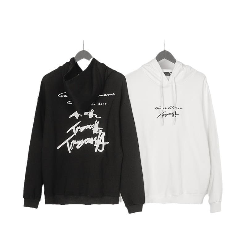 Maison Margiela MM6 Letter Embroidery Hoodie Casual Sweater