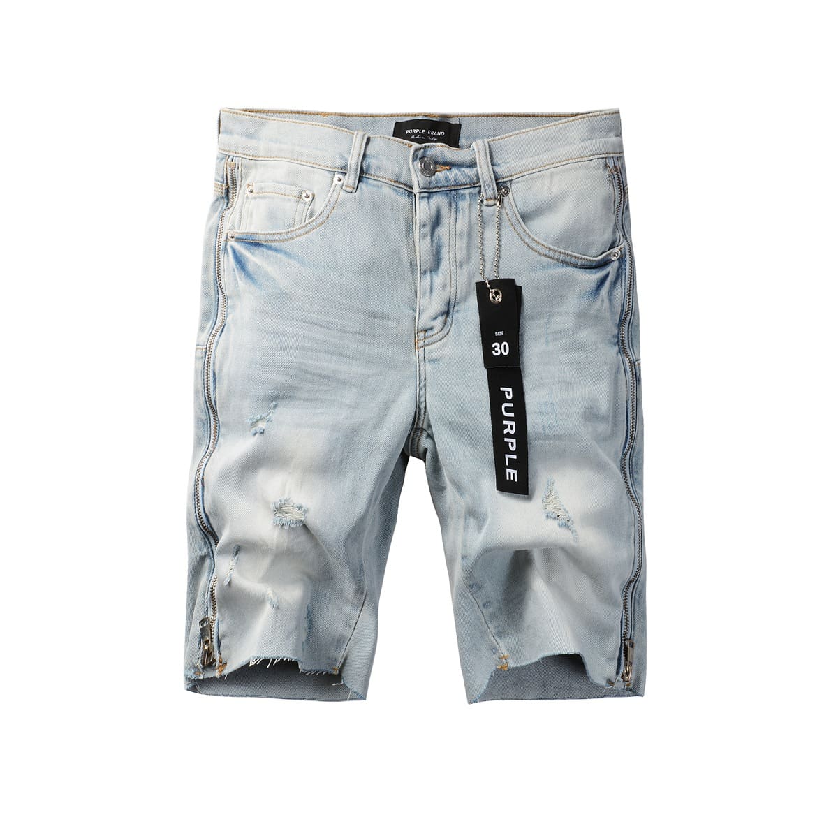pu*re b*and denim shorts american high street factory direct blue 5086
