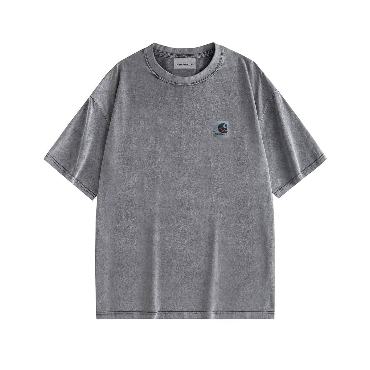 Carhartt Letter Embroidered Crew Neck T-Shirt Casual Style