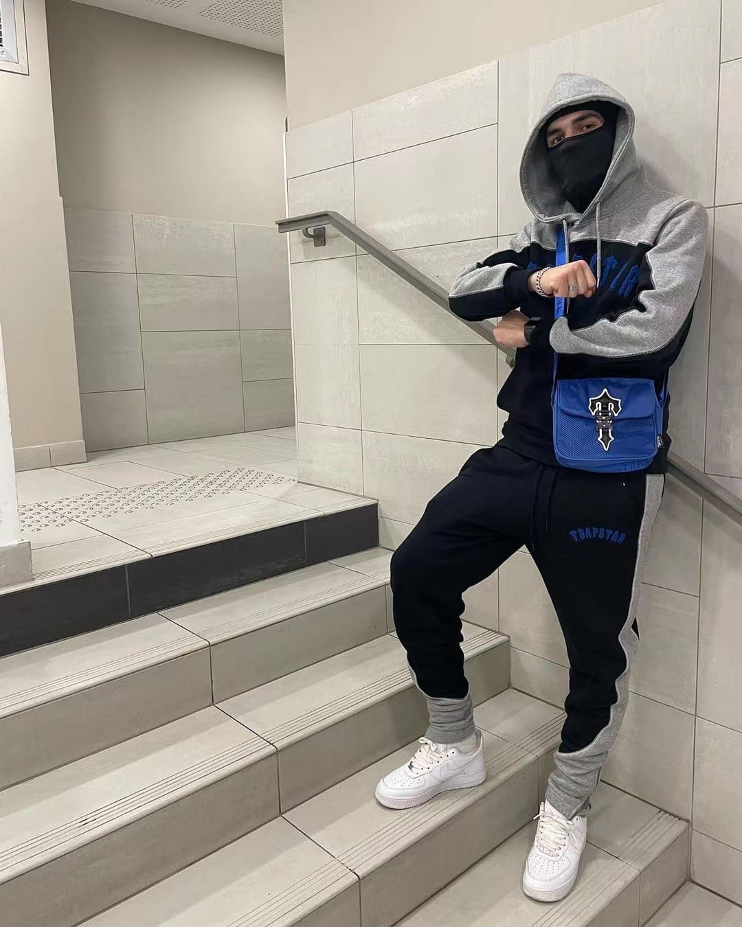 Trapstar Crossbody Shoulder Bag Fashion Hip Hop Street Style