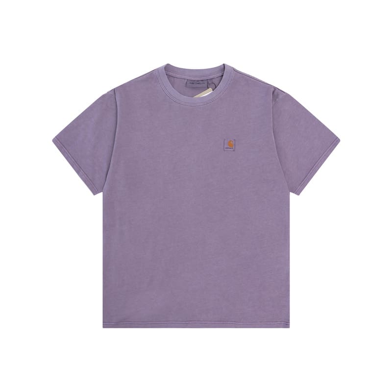 Carhartt Letter Embroidered Crew Neck T-Shirt Casual Style