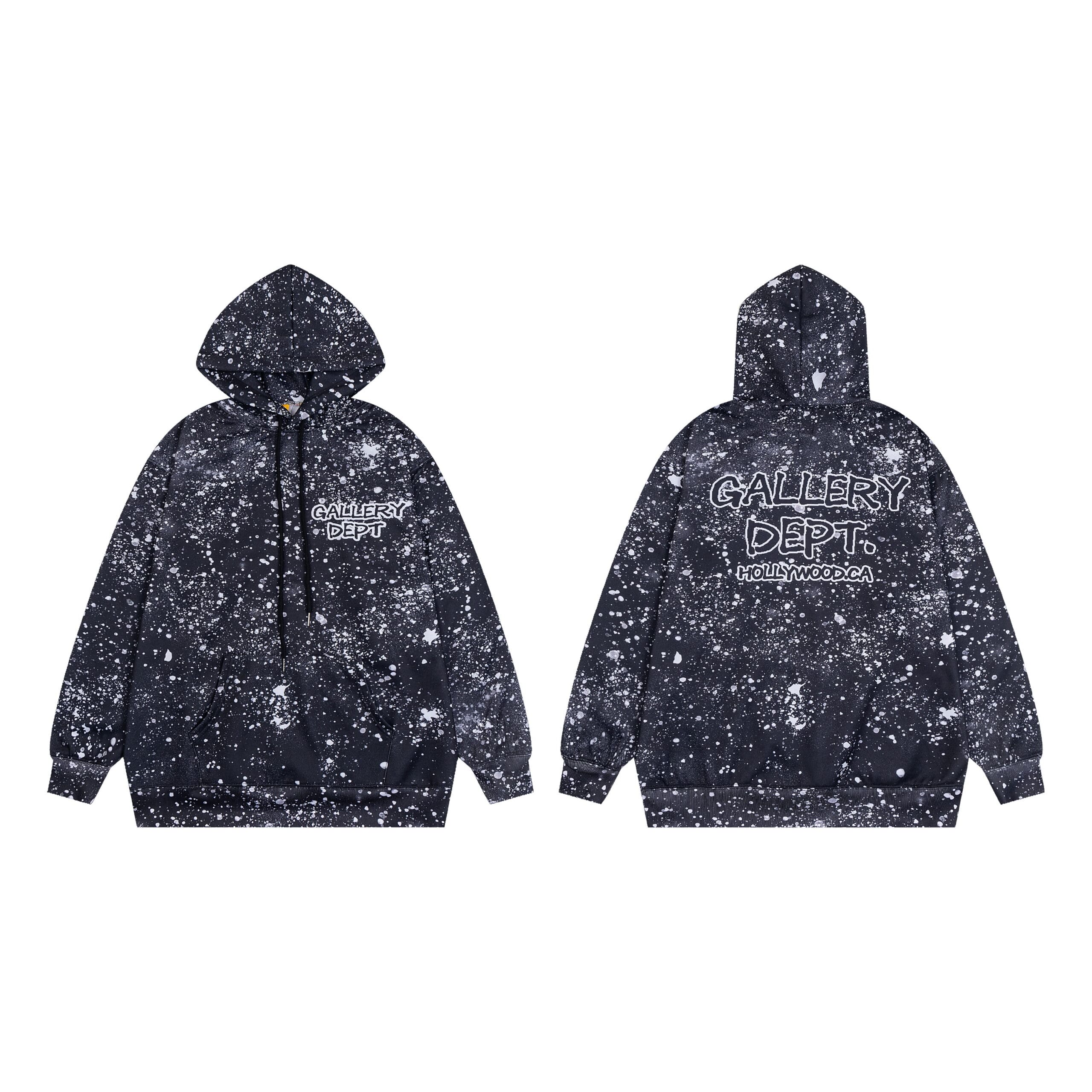 Gallery Dept High Street Tie-Dyed Hooded Sweater and Sweatpants Set for Men and Women