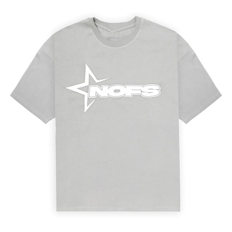 NOFS Letter Print Shorts Suit European Hip Hop Style High Street Sports Set 3
