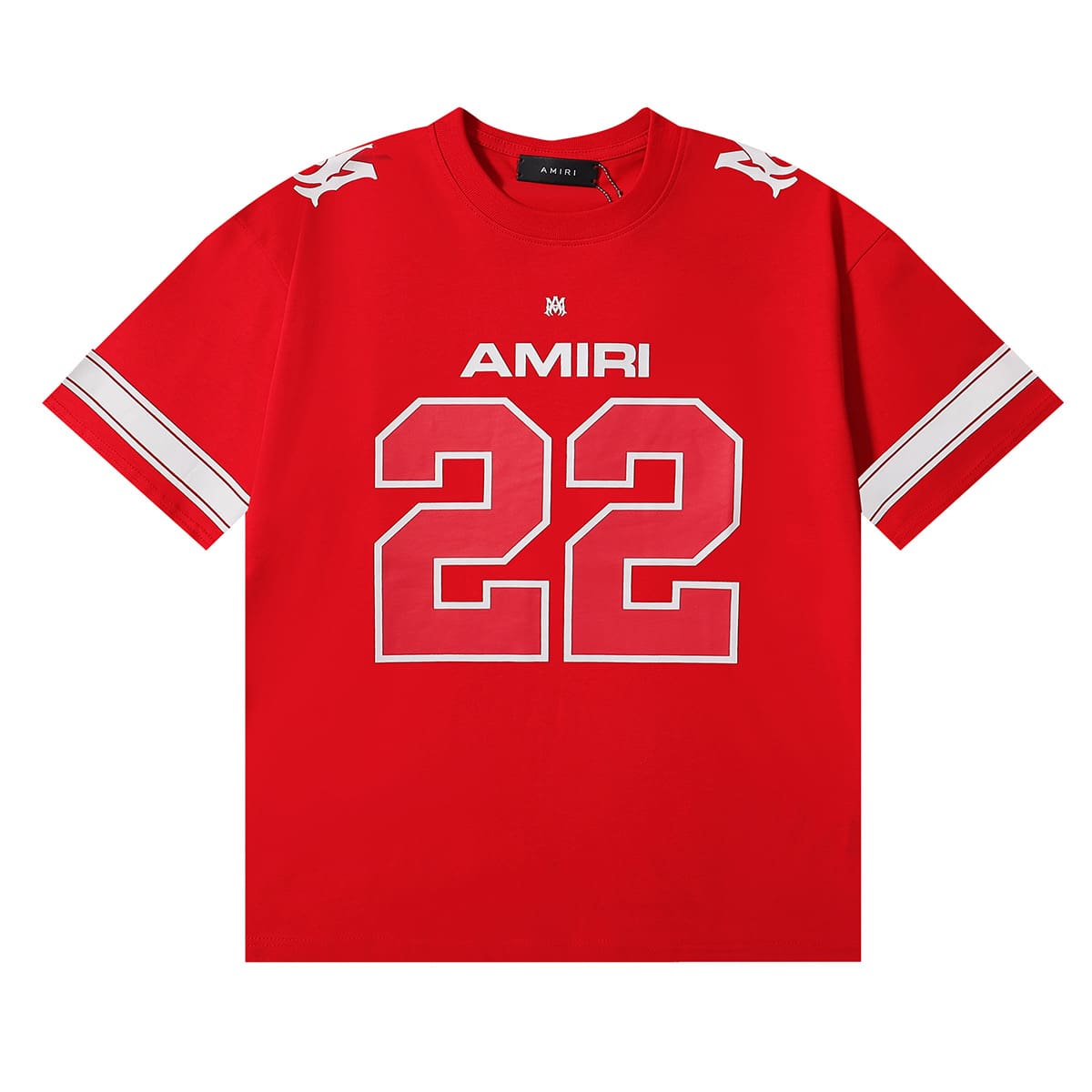 Amiri Fashion Solid Color High Street T-Shirt Retro Loose Fit 1