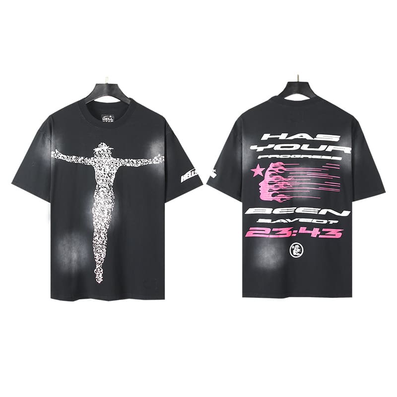 H*lst*r2024 summer new european and american fashion brand tshirt male and female large size loose pullover short sleeved t-shirt