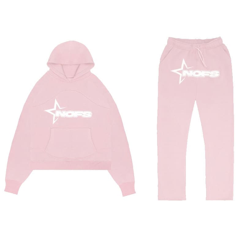 Printed Hoodie Y2G Style Fleece Jogging Sports Sweater Suit