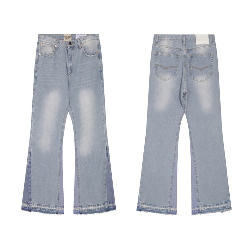 Gallery Dept Contrast Patchwork Denim Trousers
