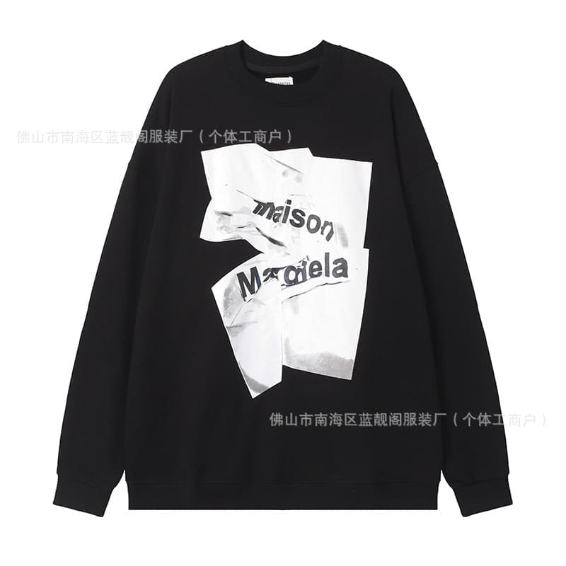 Maison Margiela MM6 Terry Round Neck Sweater for Men and Women