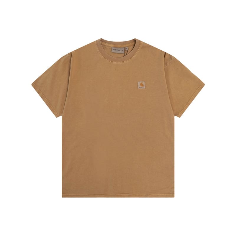 Carhartt Letter Embroidered Crew Neck T-Shirt Casual Style