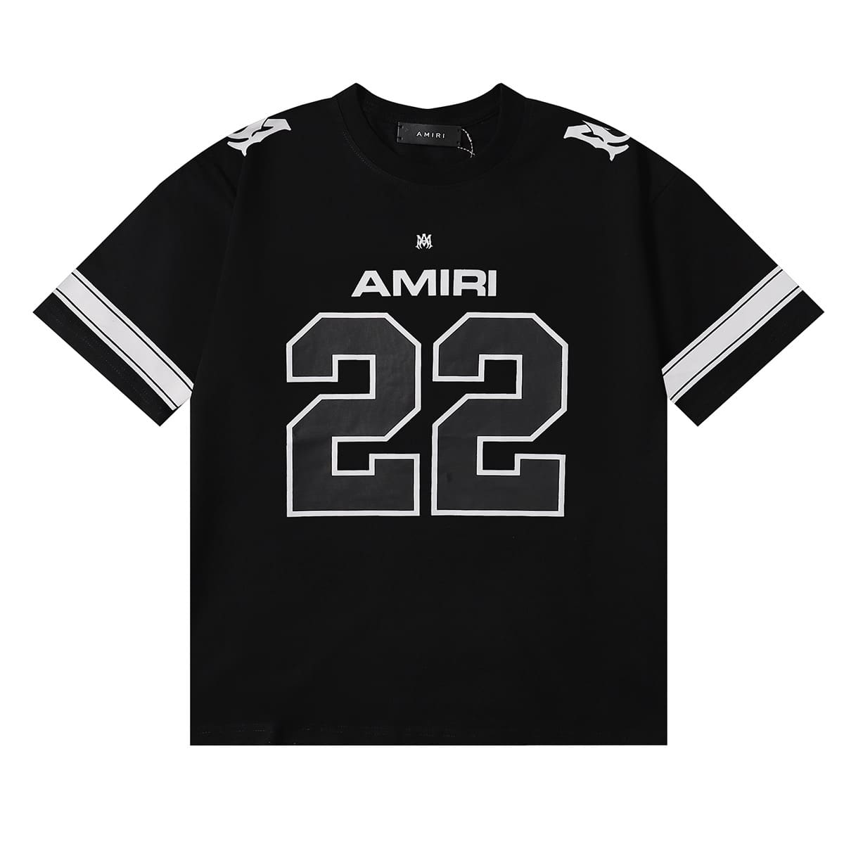 Amiri Fashion Solid Color High Street T-Shirt Retro Loose Fit 1