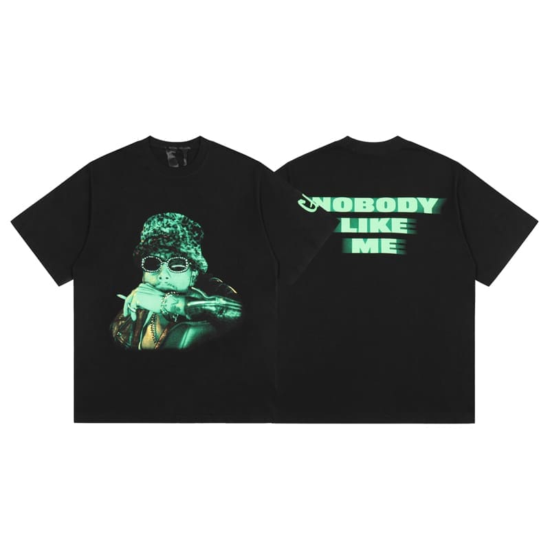 VLONE Big V Short Sleeve T-Shirt Casual High Street Summer Wear
