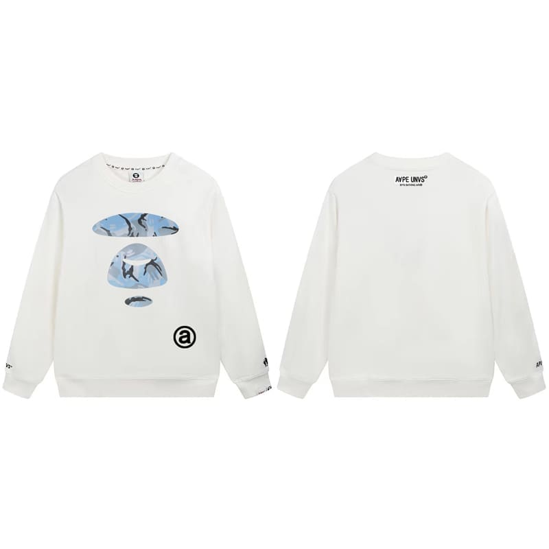 AAPE Camouflage Terry Hoodie for Men and Women