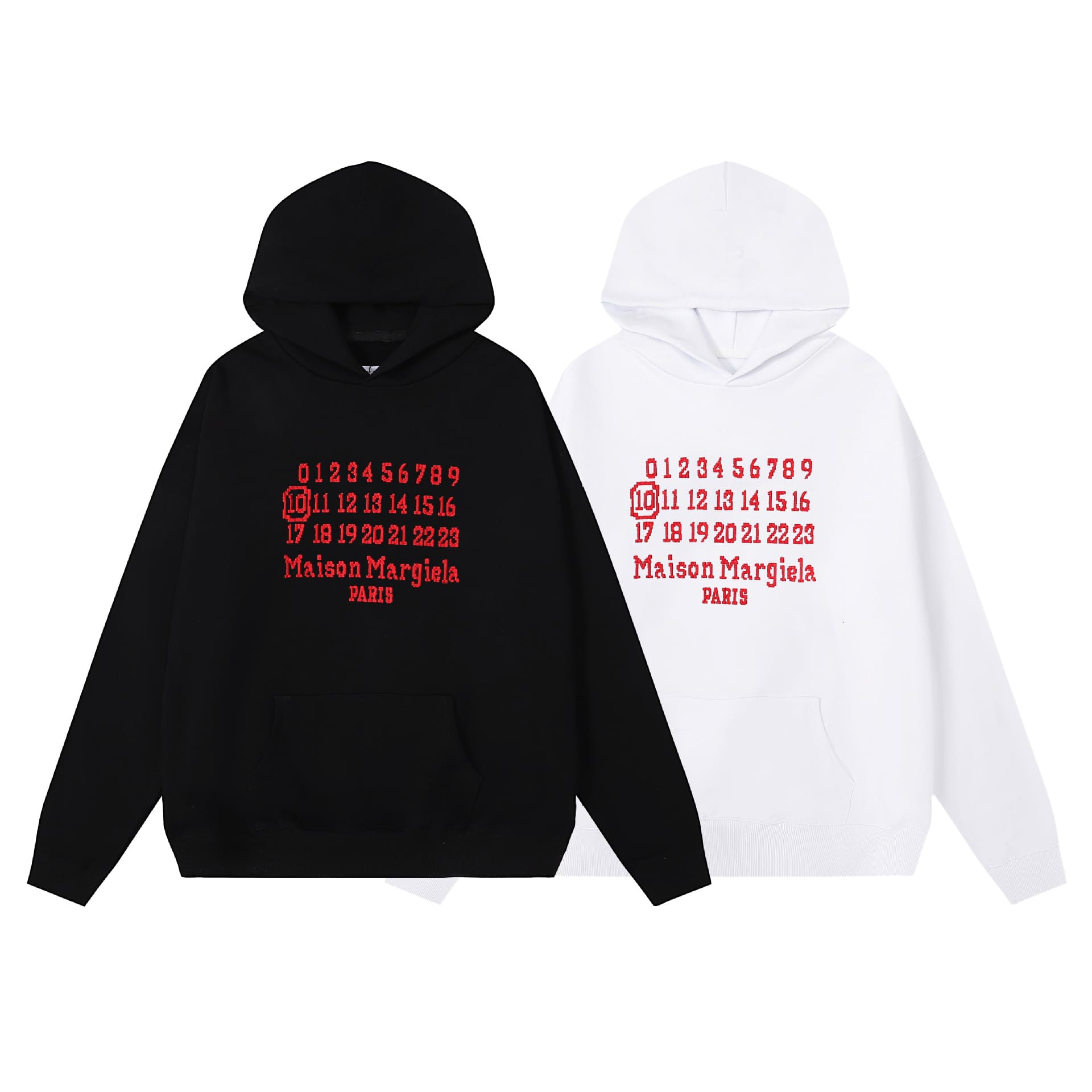 Maison Margiela MM6 Terry Hoodie Sweater for Men and Women A