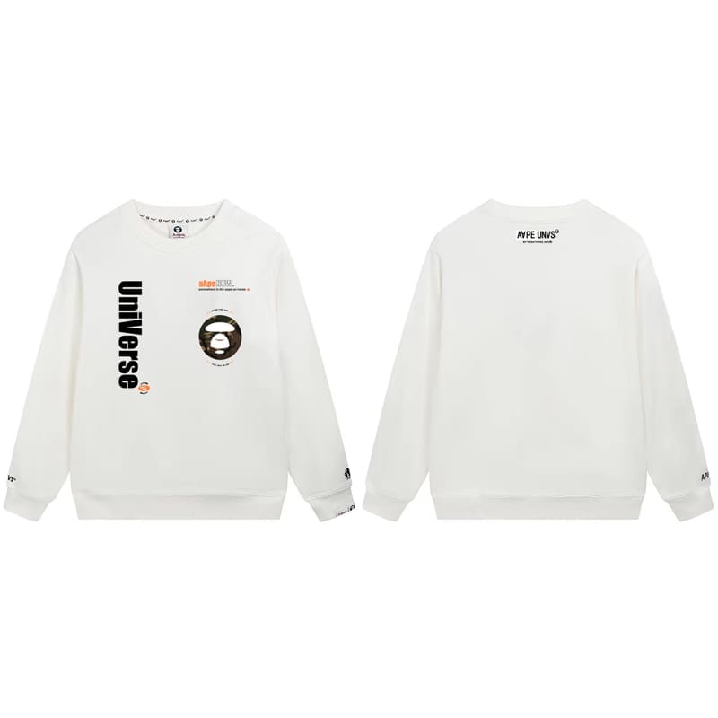 AAPE Camouflage Terry Hoodie for Men and Women